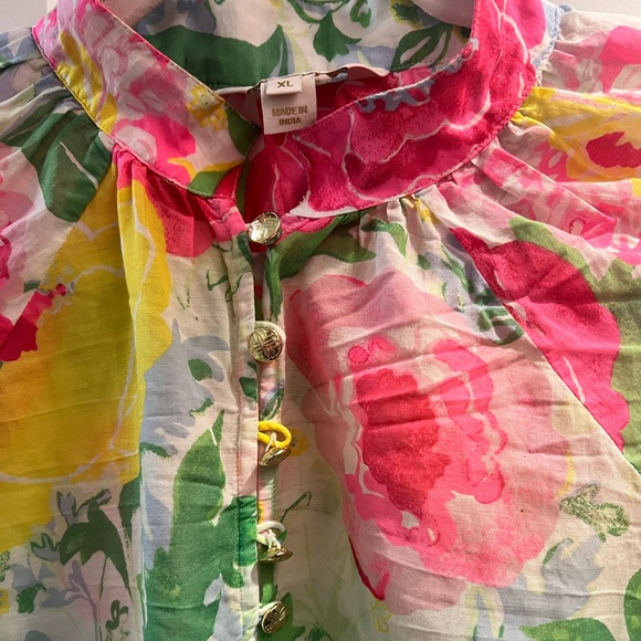 Lilly Pulitzer Renisha Top sz XL - Picture 2 of 3